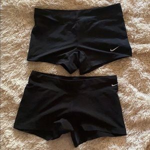 Size small Nike spandex shorts